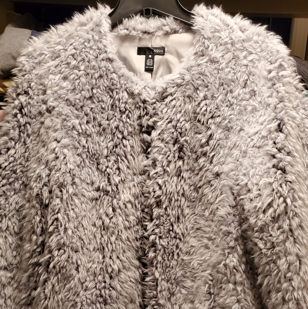 NWT Sherpa Faux Fur Jacket- 100% Exclusive